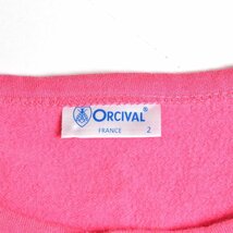 ◇508666 ORCIVAL オーシバル オーチバル ◯カーディガン ライトフリースカーディガン サイズ2 20aw レディース ビビットピンク_画像5