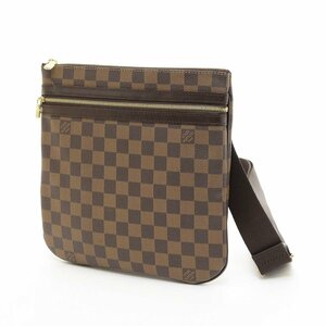 △512799 LOUIS VUITTON ルイヴィトン ショルダーバッグ ダミエ エベヌ ポシェット ボスフォール N51111 PVC ブラウン