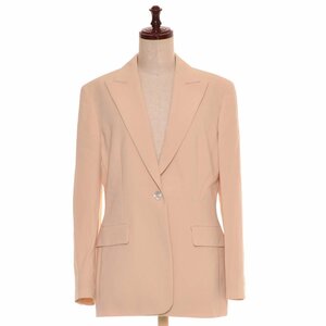 ◇493869 MaxMara マックスマーラ ◇テーラードジャケット サイズ42 レディース キナリ アイボリー