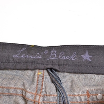 〇480552 Levi's BLACK リーバイスブラック ○デニムパンツ ジーンズ ダメージ加工 シンチバック ローライズ J32145 W31 メンズ 日本製_画像8