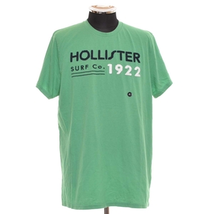 ●485732 未使用品 HOLLISTER ホリスター ○Tシャツ 半袖 サイズXL メンズ ライトグリーン