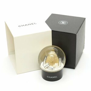 □514846 CHANEL シャネル 置物 オーナメント スノードーム クリスマスツリー ラッピング ショッピングバッグ ノベルティ