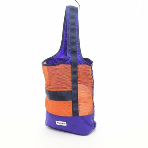 ^485167 unused goods BRIEFING shoulder bag tote bag DUAL ONE SHOULDER MESH BAG BRL231L17 mesh nylon orange purple 