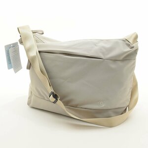 *514549 unused goods anelloa Nero shoulder bag nylon canvas lady's beige 