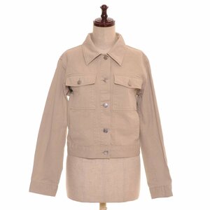*497981 agnes b. Agnes B * jacket size 1 Vintage lady's France made beige 