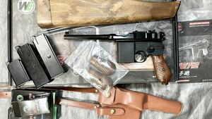 FCW WE-Tech Mauser C96 M712 custom Япония внутренняя спецификация GBB ho ru Star запасной журнал полный комплект 