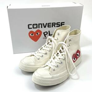 PLAY COMME des GARCONS x CONVERSE プレイコムデギャルソン CHUCK 70 CDG PLAY チャックテイラー ハイカット AZ-K112-001 150205C SSM3422