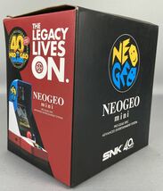 E13IA8 NEOGEO mini ネオジオミニ /本体(FM1J2X1800) アーケードゲーム ソフト40タイトル内蔵 日本語パッケージ SNK 箱・説明書有り_画像8
