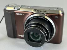 E14KB6 CASIO カシオ EXILIM エクシリム HS EX-ZR700 ブラウン コンパクトデジタルカメラ 箱付き 動作確認済み_画像2