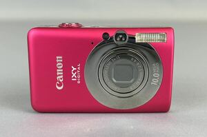 E19KB6 Canon コンパクトデジタルカメラ IXY DIGITAL 110 IS レッド PC1355 6.2-18.6mm/F2.8-4.9 キャノン 動作確認済み