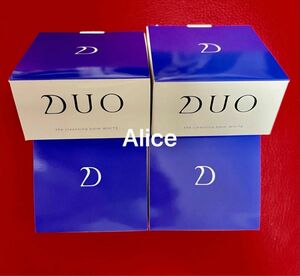 duo クレンジングバーム ホワイト 90g×4個セット　【新品未開封】　DUO バーム W洗顔不要　ブライトケア ホワイトa