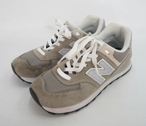 S6 New Balance ニューバランス ML 574 EGG 24cm グレー系 スニーカー ユニセックス