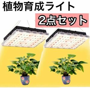 2点セット植物育成ライト LED家庭菜園 室内栽培 植物用 300W