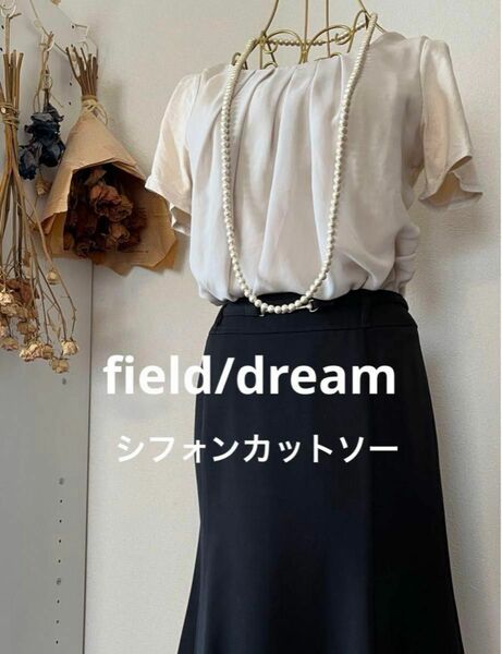 field/dream シフォンカットソー　インナー　M