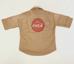 ★60s - 70s Coca Cola コカコーラ ユニホームシャツ SizeXS相当 ビンテージ★