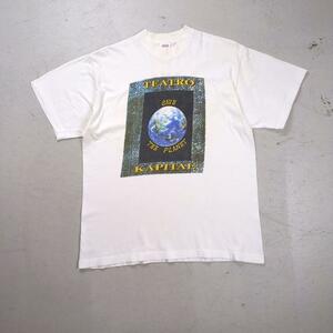 90s ジャージーズ 地球 ヴィンテージTシャツ JERZEES Vintage Tee T Shirt 古着 