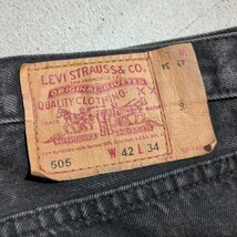 1スタ 古着卸 Levi’s リーバイス 505 90s 90年代 505 アメリカ製 ブラックデニム ジーンズ ビンテージ ヴィンテージ 売り切り_画像2