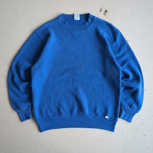 90s USA製 ラッセルアスレチック 前Vガゼット ヴィンテージ無地スウェット RUSSELL ATHLETIC SWEATSHIRT VINTAGE 