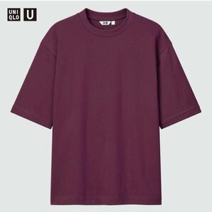 UNIQLO エアリズムコットンオーバーサイズTシャツ(5分袖)