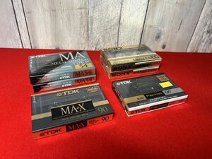 [ new goods unopened ]6 pcs set TDK MA-XG90 Fermo/MA-X90/MA54/SONY ES-60 metal METAL TYPEⅣ cassette tape m0012