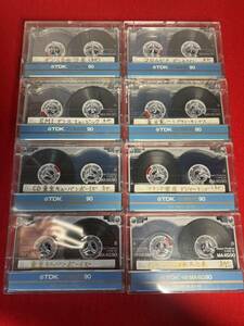 [ secondhand goods ]8 pcs set TDK MA-XG90 metal METAL TYPEⅣ cassette tape a0011