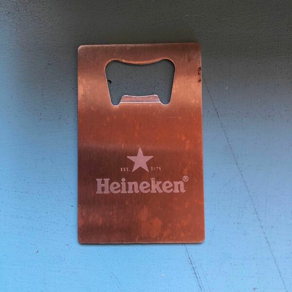 ハイネケン　栓抜き　カードサイズ　Heineken