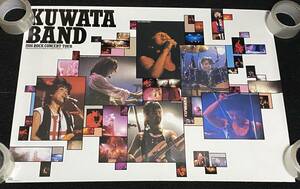 7912/ KUWATA BAND ポスター / 1986 ROCK CONCERT TOUR 桑田佳祐 非売品 / B2サイズ