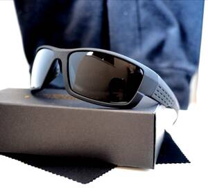 [ new goods ] polarized light sunglasses black fishing Golf sport polarized glasses mat black 