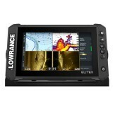 Lowrance Elite FS 9 魚群探知機 アクティブイメージング3イン1トランスデューサ付き あらかじめ組み込まれたC-MAP Contour+チャート