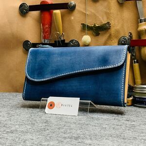 b ride ru leather men's purse long wallet original leather cow leather new goods free shipping asimetoli flap leather purse hand made blue long wallet 