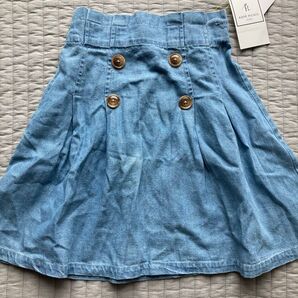 スカート 女の子 デニムスカート ロペピクニック キッズ 110