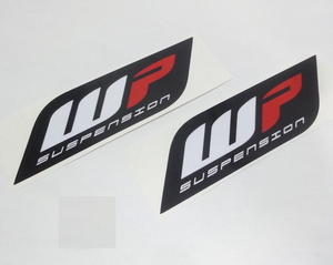 WP ホワイトパワー ステッカー デカール フロントフォーク KTM サスペンション ２枚セット