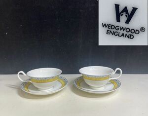 WEDGWOOD ウェッジウッド カップ&ソーサー ペア 2客セット　(60s)