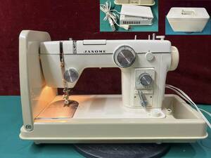 JANOME Janome швейная машина MODEL 802 ручная работа педаль / с футляром (140s)