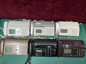 Panasonic,SHARP telephone machine parent machine only total 6 point summarize electrification only verification (140s)