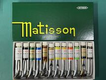 一部未使用　MATISSON/SERIES他 油絵セット 絵の具 パレット等々 美術 コレクション 収納ケース付 （100s）_画像2