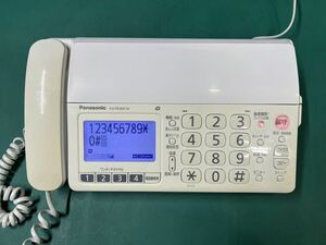 Panasonic KX-PD304-W パーソナルファックス 親機のみ　通電のみ確認　(80s)