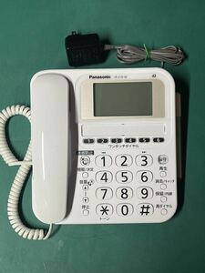 Panasonic VE-E10-W 電話機 親機 通電のみ確認　(80s)