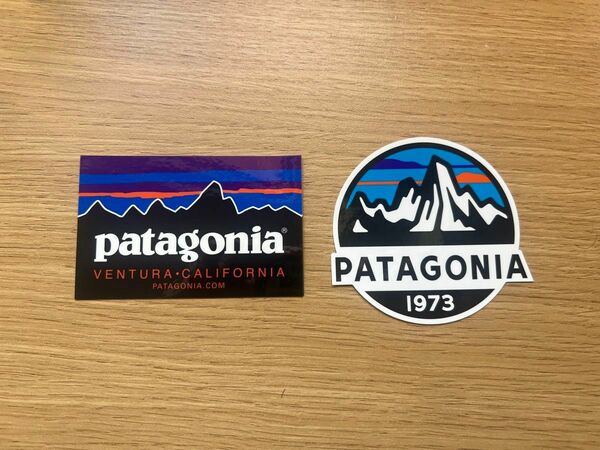 patagonia パタゴニア ステッカー 新品 2枚セット アウトドア ハイキング 正規品 キャンプ