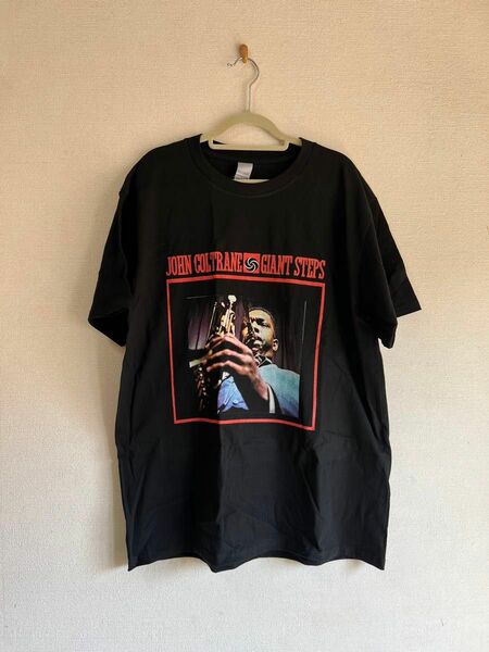 John Coltrane L Tシャツ GIANT STEPS ジョンコルトレーン ブラックblack t-shirt 
