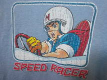 e112◆90s SPEED RACER リンガーTシャツ◆M スピードレーサー Tシャツ TRAU&LOEVNER製 ビンテージ マッハゴーゴーゴー アニメ 送料360円 6D_画像2