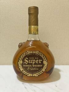 未開栓 古酒 レアオールド スーパーニッカ 突起ボトル 特級 ウイスキー NIKKA 760ml 43度 総重量1426g カミュ コニャック ブランデー 