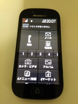 中古　ドコモ　富士通　 らくらくスマートフォン3　 F-06F　ブラック　本体のみ_画像1