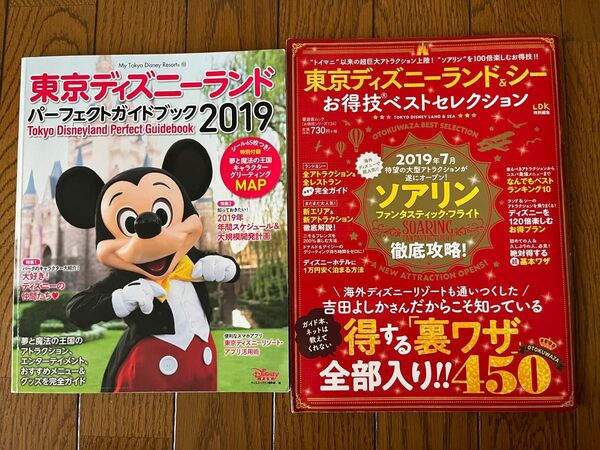 2冊セット　東京ディズニーランド パーフェクトガイドブック お得技ベストセレクション