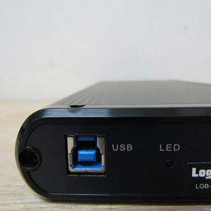 SZ-SG④ アルミボディ3.5インチ外付けハードディスクケース ロジテック LGB-EKU3 現状品の画像6