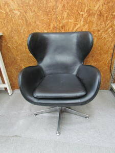 SZ-SG④ HALO Halo one seater . chair one seater . sofa black color black rotation chair Yamato comfortably household goods flight / direct pickup Gifu prefecture many . see city 