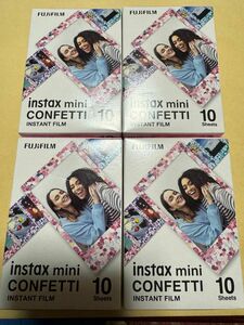 FUJIFILM チェキ フィルム INSTAX MINI 10枚入り×4個