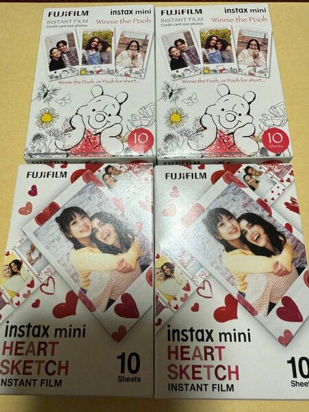 FUJIFILM チェキ フィルム INSTAX MINI 10枚入り×4個