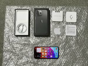 極上美品 Apple iPhone 13 Pro 128GB グラファイト MLUE3J/A 国内版SIMロックフリー