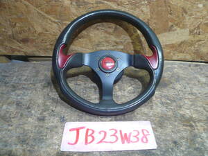 W38 Honshu postage 1500 jpy Jimny JB23 MOMO "Momo" steering wheel steering wheel JB23 for Boss attaching 33 centimeter 
